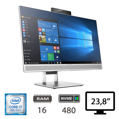 HP ELITEONE 800 G4 AIO - I7-8700/16/NVME480/23,8/W10P/2Y GRADO B