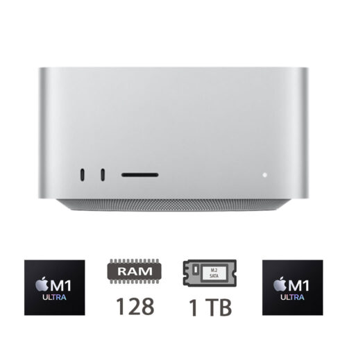 MAC STUDIO (2022) M1-ULTRA/20C CPU/128/1TB M2-SATA/64C GPU/MACOS/SILVER/2Y