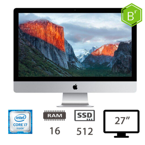IMAC 27 5K (L15) I7-6700K-@4.00GHZ/16/512SSD/RADEON R9 M395(4GB)/MACOS/2Y - GRADO B