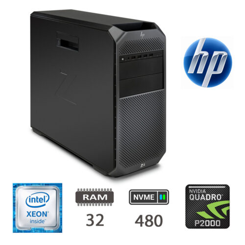 HP Z4 G4 XEON W-2102/32/NVME480/P2000/W10P/2Y