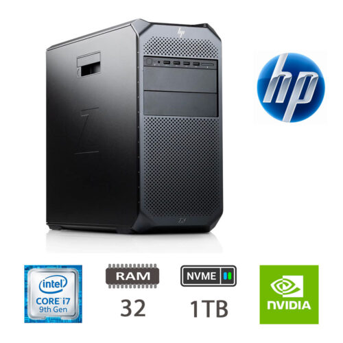 HP Z4 G4 WORKSTATION - I7-9800X/32/NVME1TB/P2200-5GB/W11P/2Y
