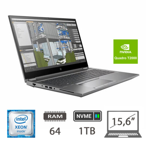 HP ZBOOK FURY 15 G7 - XEON W-10885M/64/NVME1TB/T2000/W11P/2Y