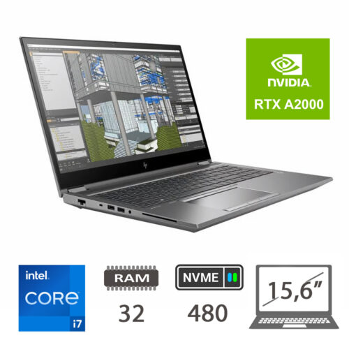 HP ZBOOK FURY 15 G8 I7-11850H/32/NVME512/RTX A2000/W11P/2Y
