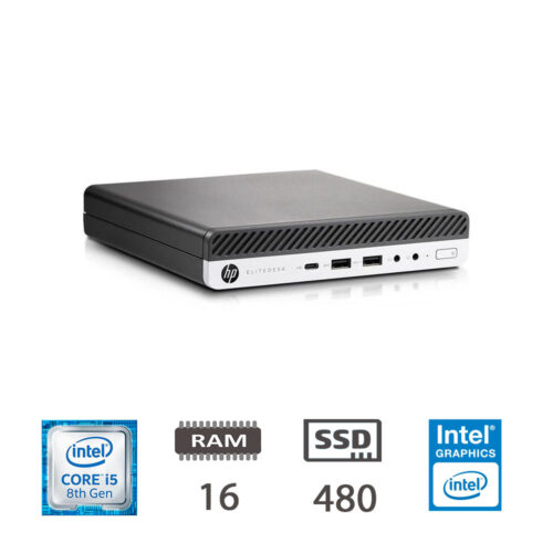 HP ELITEDESK 800 G4 DM I5-8400T/16/SSD480/W11P/2Y