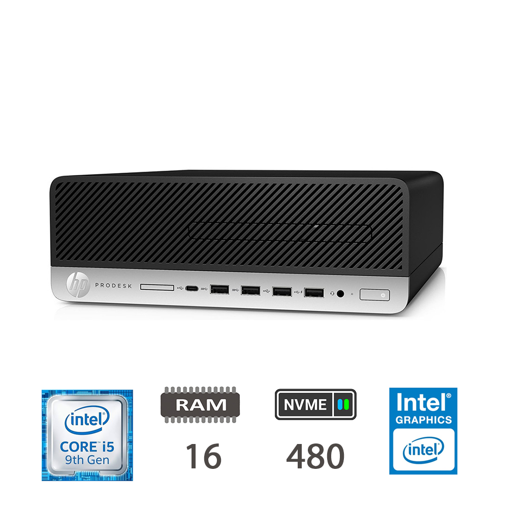 HP ELITEDESK 600 G5 SFF I5-9400T/16/NVME480/W11P/2Y