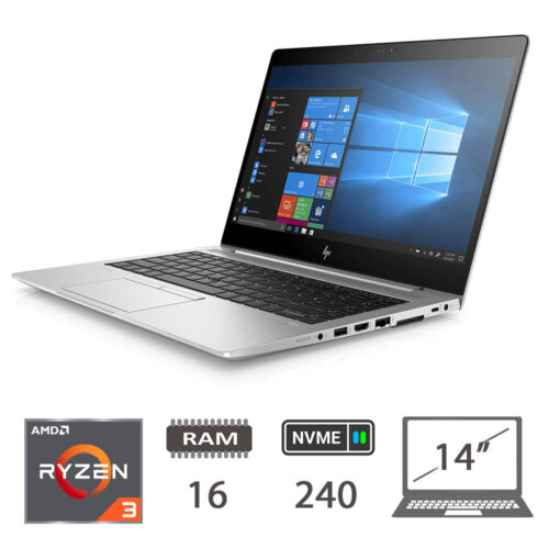 HP ELITEBOOK 745 G5 - AMD RYZEN 3 PRO 2300U/16/NVME240/14/W10P/2Y
