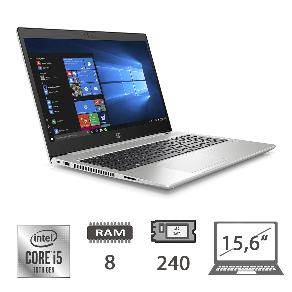 HP PROBOOK 450 G7 - I5-10210U/8/M2-SATA240/15,6/W11P/2Y