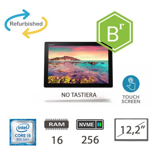 LENOVO MIIX 520 - I5-8250U/16/NVME256/12,5/W11P/2Y NO TASTIERA GRADO B